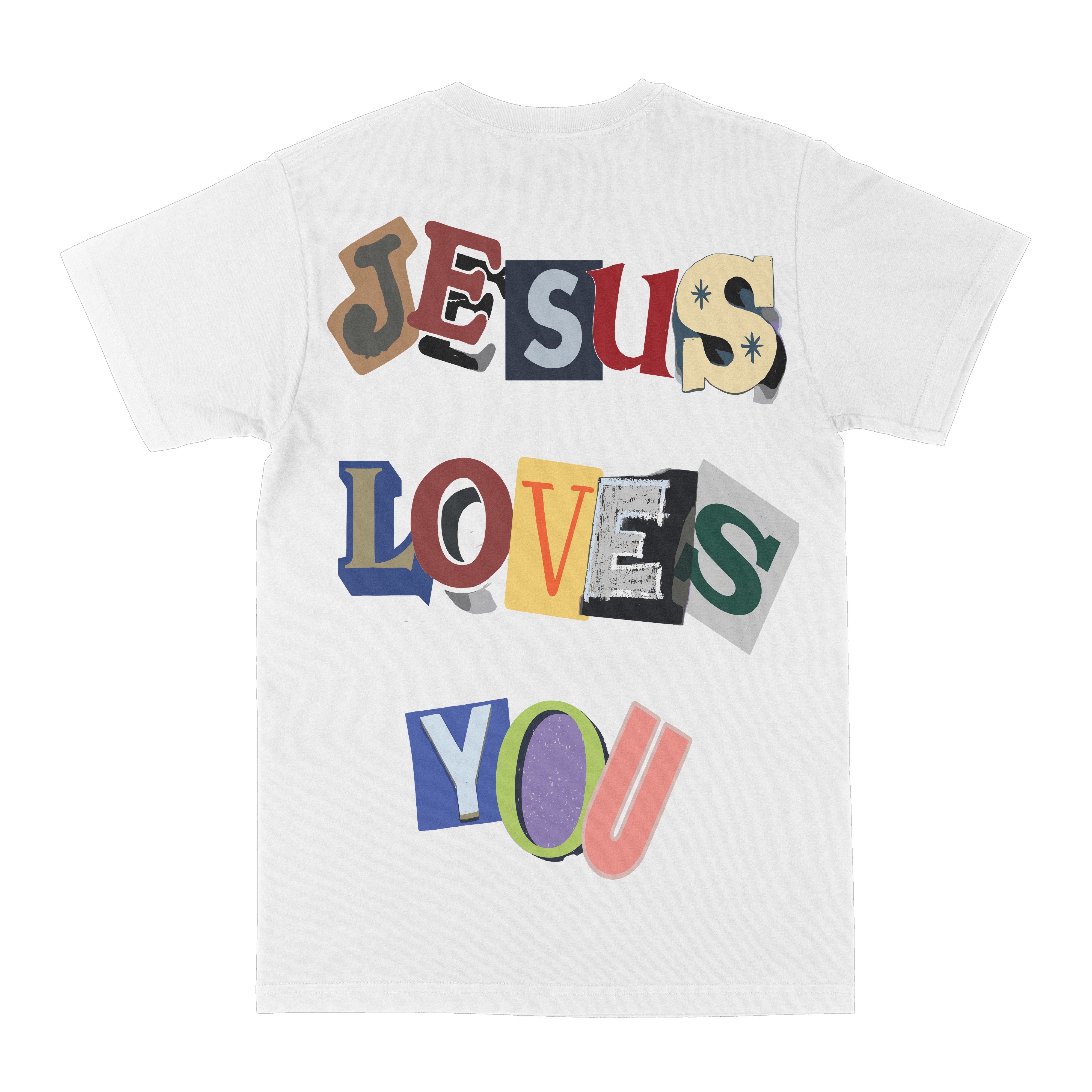 Jesus Loves You Scrapbook Graphic Tee